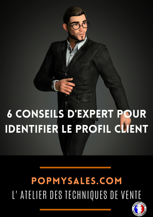 6 Conseils d' Expert pour Identifier le Profil Client + 1 Mind Map (Carte Mentale) incluse.